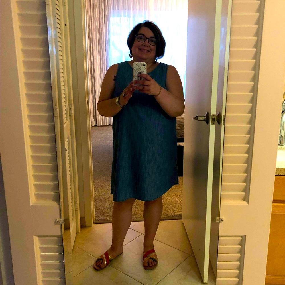 Universal Thread Chambray Shift dress XXL